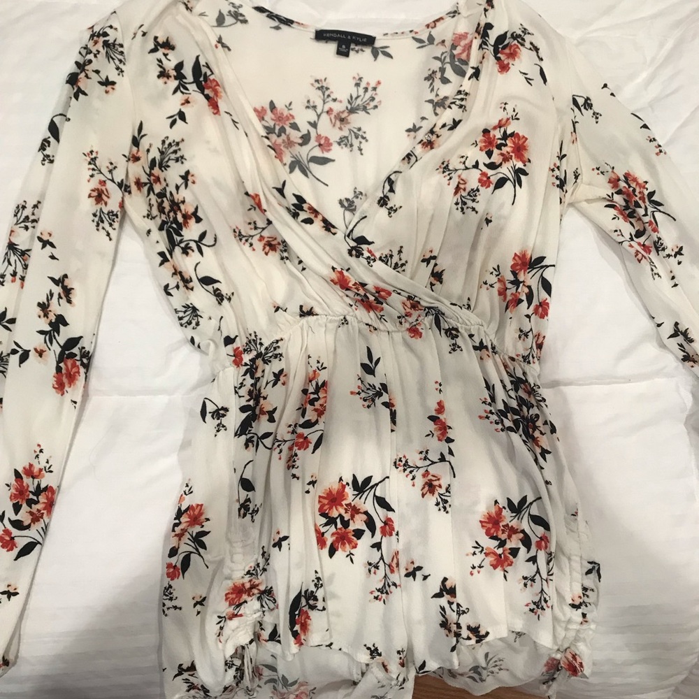 White, flowy romper